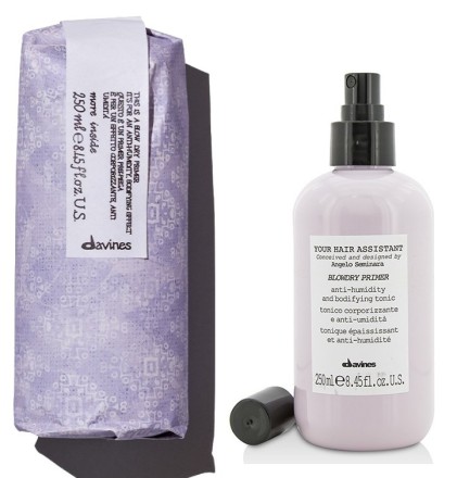 Davines Blow Dry Primer - СПРЕЙ-ПРАЙМЕР ДЛЯ БЛЕСКА И ОБЪЁМА ВОЛОС, ЗАЩИТЫ ОТ ВЛАГИ.