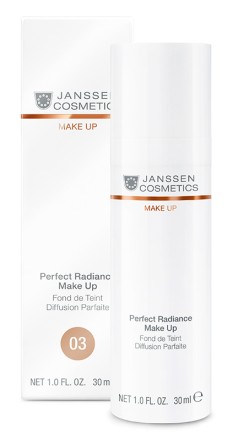 Janssen Стойкий тональный крем с UV-защитой SPF-15 для всех типов кожи (капучино) Perfect Radiance Make-up 30 мл