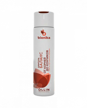 OLLIN BioNika Шампунь Баланс от корней до кончиков 250мл/ Roots To Tips Balance Shampoo