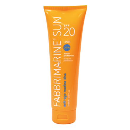Fabbrimarine Солнцезащитное средство Protezione solare Media средний фактор защиты SPF20, 150ml