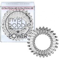 Invisibobble POWER Crystal Clear - резинка для волос прозрачная (3 шт.)