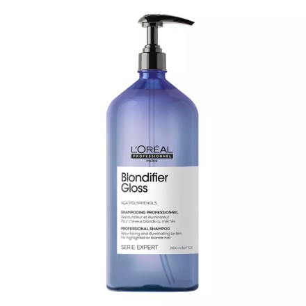 LOREAL BLONDIFIER GLOSS ШАМПУНЬ ДЛЯ СИЯНИЯ ОСВЕТЛЕННЫХ И МЕЛИРОВАННЫХ ВОЛОС 1500 ml