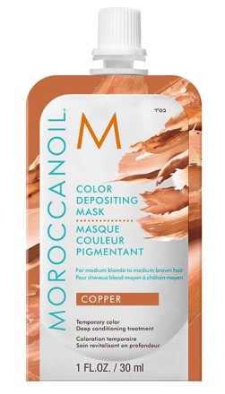 Moroccanoil Color Depositing Mask Copper Медный Тонирующая маска оттенок для медных и рыжих волос 30 мл