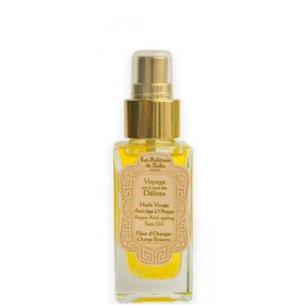Масло косметическое Аргановое для лица "Anti-age" Апельсиновые цветы - LA SULTANE DE SABA ANTI-AGEING FACE OIL ORANGE BLOSSOM, 50 мл