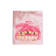 La Sultane De Saba Набор для лица с Розой кофр Бальзам с розой 50мл, ВВ Крем Невесты 50мл, Маска тонизирующая с медом 50мл