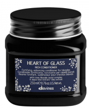 Davines Heart Of Glass Rich Conditioner - Питательный кондиционер для защиты и сияния блонд 250 мл