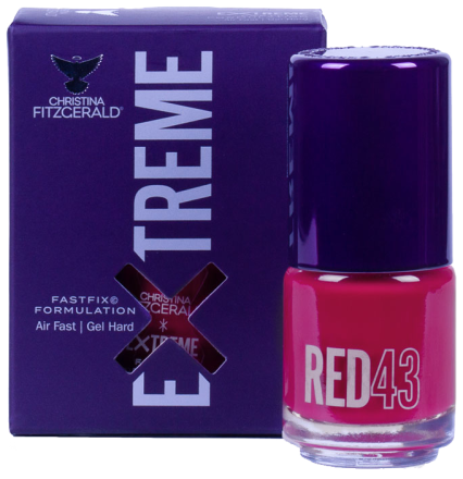 CHRISTINA FITZGERALD - RED 43 EXTREME Лак для ногтей