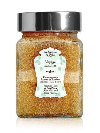 Гоммаж для тела "Слеза бамбука" Тиаре/Алоэ вера - LA SULTANE DE SABA EXFOLIATING "TIARE AND ALOE VERA", 300 мл