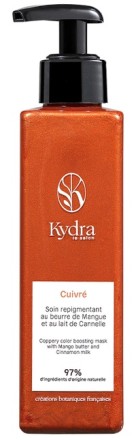 Kydra le Salon Coppery Color Boosting Mask Оттеночнаяя маска c маслом манго и экстрактом корицы 190 мл «Медный»  