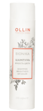 OLLIN BioNika Шампунь для окрашенных волос "Яркость цвета" 250мл