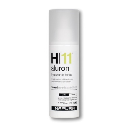Napura H11 Aluron Гиалуроновый тоник-ревитализант для корней, кожи, волос или бороды, 150 мл