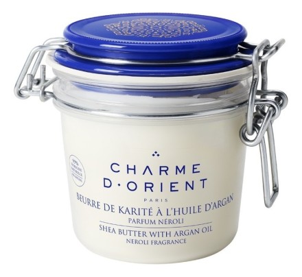 Charme D'Orient  Масло карите с аргановым маслом. Аромат  «Нероли» Shea butter with argan Oil, 200 г.