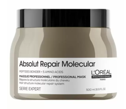 L'oreal Absolut Repair Концентрированная маска для молекулярного восстановления волос 500 мл Molecular 
