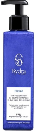 Kydra le Salon Platinum Color Boosting Mask Оттеночная маска с маслом манго и экстрактом арктических ягод 190 мл «Платиновый»  
