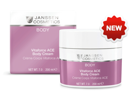 Janssen Насыщенный крем для тела с витаминами A, C и E Vitaforce ACE Body Cream 200 мл