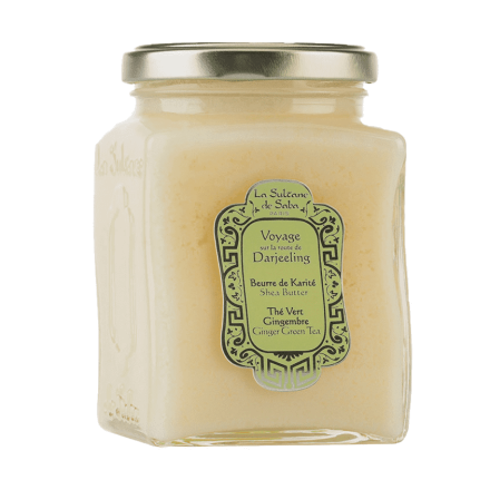 Масло ши (карите) Зеленый чай/Имбирь - LA SULTANE DE SABA SHEA BUTTER "GREEN TEA  AND GINGER", 300мл