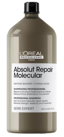 L'oreal Absolut Repair Шампунь для молекулярного восстановления волос 1500 мл Molecular 