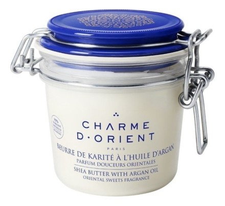Charme D'Orient Масло карите с аргановым маслом. Аромат «Восточные сладости» Shea butter with argan Oil, 200 г.