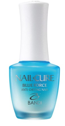 Bandi Покрытие укрепляющее для деформ ногтей  14 мл «Мощь океана» Nail Cure Blue Force 