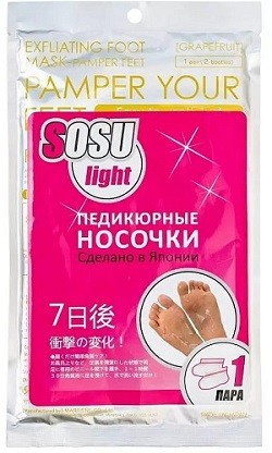 Sosu Носочки для женского педикюра, 1 пара 