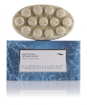 Fabbrimarine Мыло-скраб из морских водорослей Sapone scrub alle alghe marine, линия Thalasso l’essenza del mare, 150 g