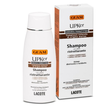 Шампунь для восстановления сухих секущихся волос UPKer SHAMPOO RISTRUTTURANTE GUAM 200 ml