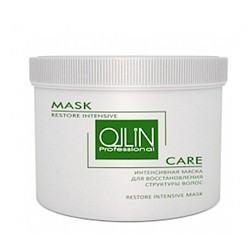 OLLIN CARE Интенсивная маска для восстановления структуры волос 500мл/ Restore Intensive Mask