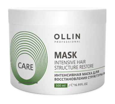 OLLIN CARE Интенсивная маска для восстановления структуры волос 500мл/ Restore Intensive Mask