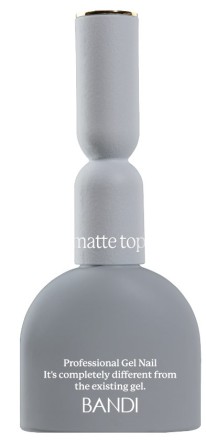 Верхнее покрытие для ногтей с матовым эффектом  BANDI MATTE TOP GEL 10 мл