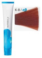 Lebel MATERIA µ Лайфер K8 Полуперманентная краска для волос, светлый блонд медный 80 гр