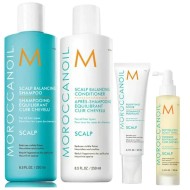 Moroccanoil Набор Scalp Vip Балансирующие шампунь 250 мл и кондиционер 250 мл Скраб 125 мл Тоник 100 мл   Moroccanoil Набор Scalp Vip Балансирующие шампунь 250 мл и кондиционер 250 мл Скраб 125 мл Тоник 100 мл