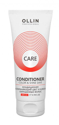 OLLIN CARE Кондиционер, сохраняющий цвет и блеск окрашенных волос 200мл/ Color&Shine Save Conditione