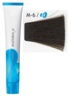 Lebel MATERIA µ Лайфер M6 Полуперманентная краска для волос, тёмный блонд матовый 80 гр
