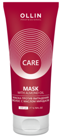 OLLIN CARE Маска против выпадения волос с маслом миндаля 200мл/ Almond Oil Mask