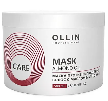 OLLIN CARE Маска против выпадения волос с маслом миндаля 500мл/ Almond Oil Mask