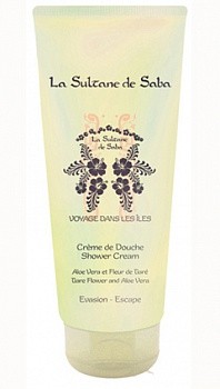 La Sultane de Saba Крем-душ «Путешествие на острова» Тиаре Алоэ вера Shower cream Tiara - Flowers and aloe vera, 200 мл.