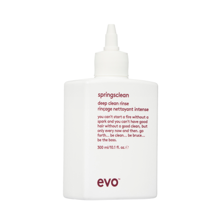 EVO SPRINGSCLEAN DEEP CLEAN RINSE [ГЕНЕРАЛЬНАЯ УБОРКА] КРЕМ ГЛУБОКОЙ ОЧИСТКИ ДЛЯ ВЬЮЩИХСЯ И КУДРЯВЫХ ВОЛОС 300 мл