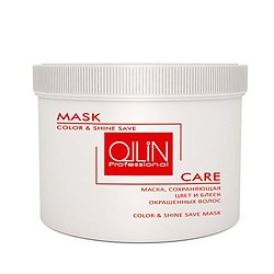 OLLIN CARE Маска, сохраняющая цвет и блеск окрашенных волос 500мл/ Color&Shine Save Mask