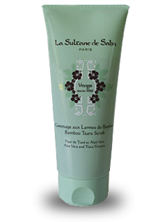 La Sultane de Saba Гоммаж Слеза бамбука «Путешествие на Острова» Тиаре Алоэ вера Bamboo Tears scrub - Tiara Flowers and Aloe vera, 300 мл