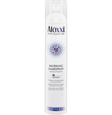 Лак для волос средней фиксации Aloxxi working Hairspray 2, 50 мл