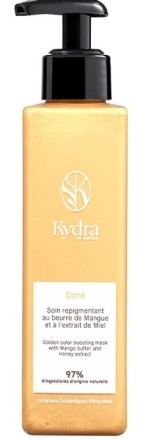 Kydra le Salon Golden Color Boosting Mask Оттеночная маска с маслом манго и экстрактом меда «Золотой» 190 мл
