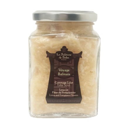 La Sultane de Saba Гоммаж Лулур «Путешествие на Бали» Лотос и франжипани Lulur scrub - Bali - Lotus and Frangipani flowers, 300 мл
