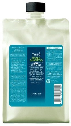 LEBEL Шампунь литровый профессиональный для мужчин THEO SCALP SHAMPOO ICE MINT 1000 ML