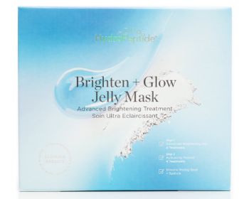 Hydropeptide Brighten & Glow Jelly 12 шт Двухфазная маска-желе для непревзойденного увлажнения, сияния и выравнивания тона кожи Mask