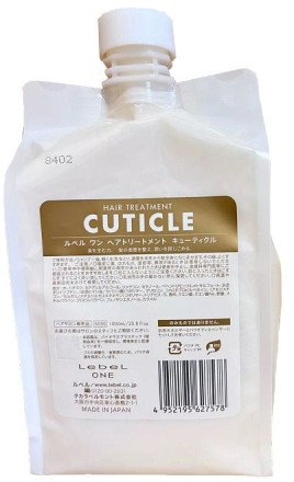Lebel One Маска для увлажнения и разглаживания волос Hair Treatment Cuticle 1000 мл 
