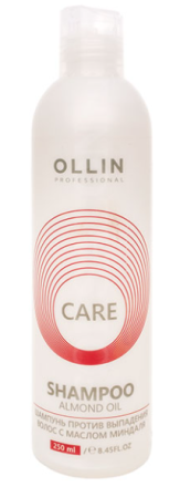 OLLIN CARE Шампунь против выпадения волос с маслом миндаля 250мл/ Almond Oil Shampoo