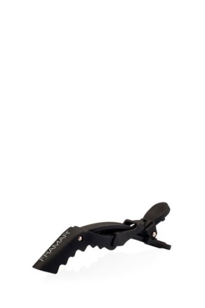 Фрамар зажим с прорезиненным покрытием (черный) Framar Rubberized Jaw Clip 4 шт