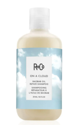 R+CO ON A CLOUD BAOBAB OIL REPAIR SHAMPOO НА ОБЛАКЕ ШАМПУНЬ ДЛЯ ВОССТАНОВЛЕНИЯ ВОЛОС С МАСЛОМ БАОБАБА 251 мл