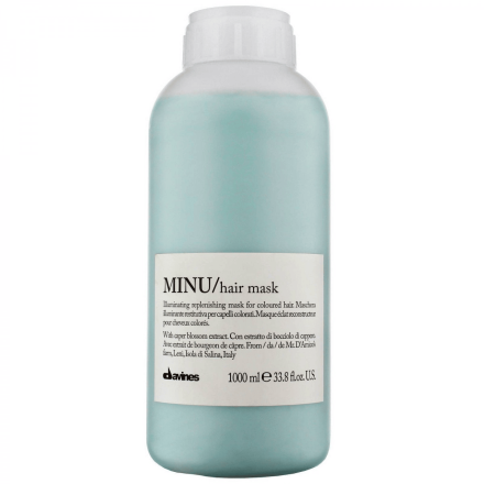 DAVINES MINU/hair mask - Восстанавливающая маска для окрашенных волос, 1000 мл.