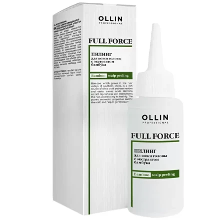Ollin full force пилинг с натуральным экстрактом бамбука 80 мл